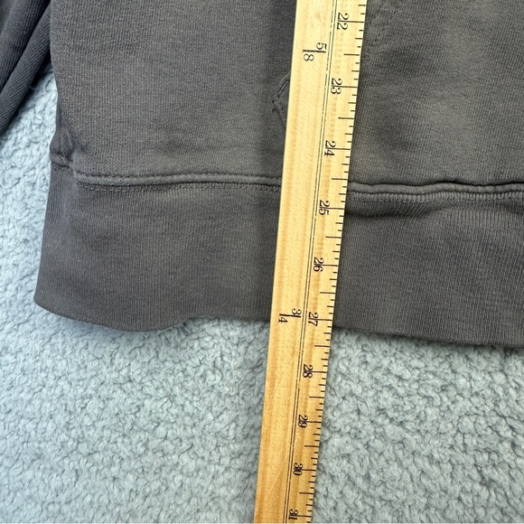 The North Face Charcoal Hoodie with Blue Logo Men’s Large - Picture 7 of 12